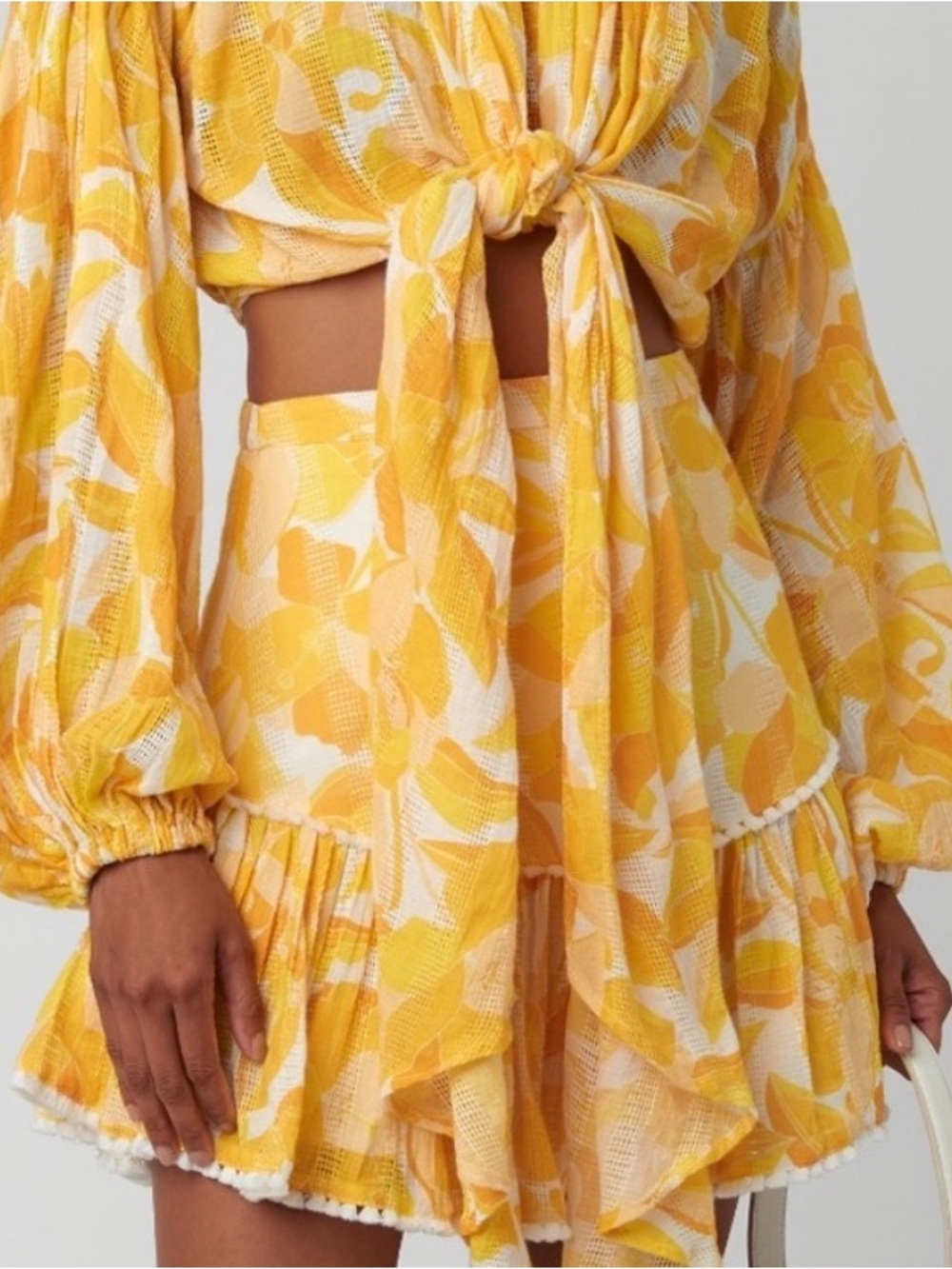 Significant Other Isla Yellow Floral Skirt - Picture 2 of 8